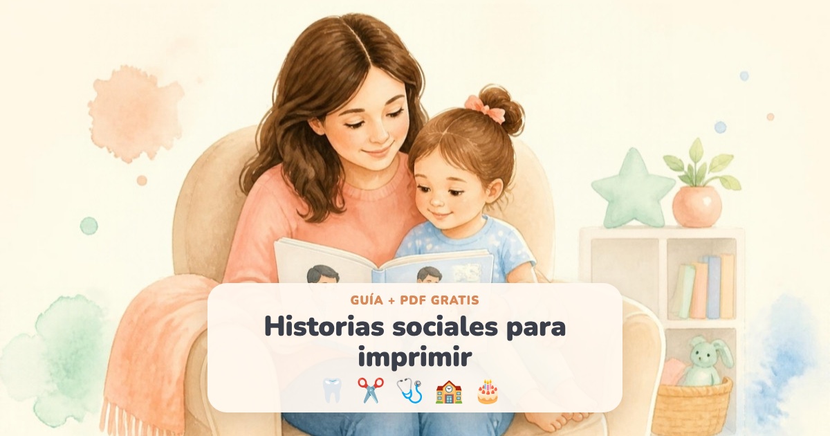 Historias sociales para niños con autismo: cómo hacerlas y ejemplos para imprimir