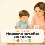 Pictogramas para niños con autismo: cómo usarlos y tarjetas para imprimir gratis
