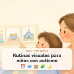 Rutinas visuales y agenda visual para niños con autismo (PDF para imprimir gratis)